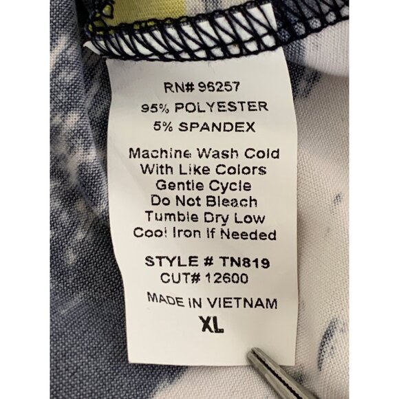 Set Of 2 PerSeption Womens Tops XL SL Stretch 8838 Resort Vacay - Picture 5 of 13